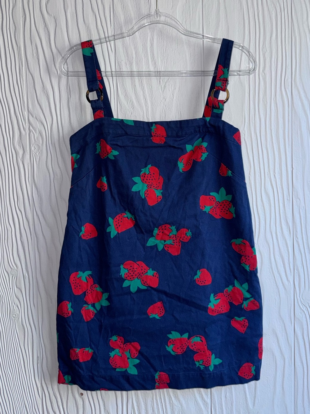 ๐ Anthropologie Maeve Square Neck Strawberry Shift Dress Sz: S ๐ - Picture 3 of 16